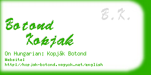botond kopjak business card